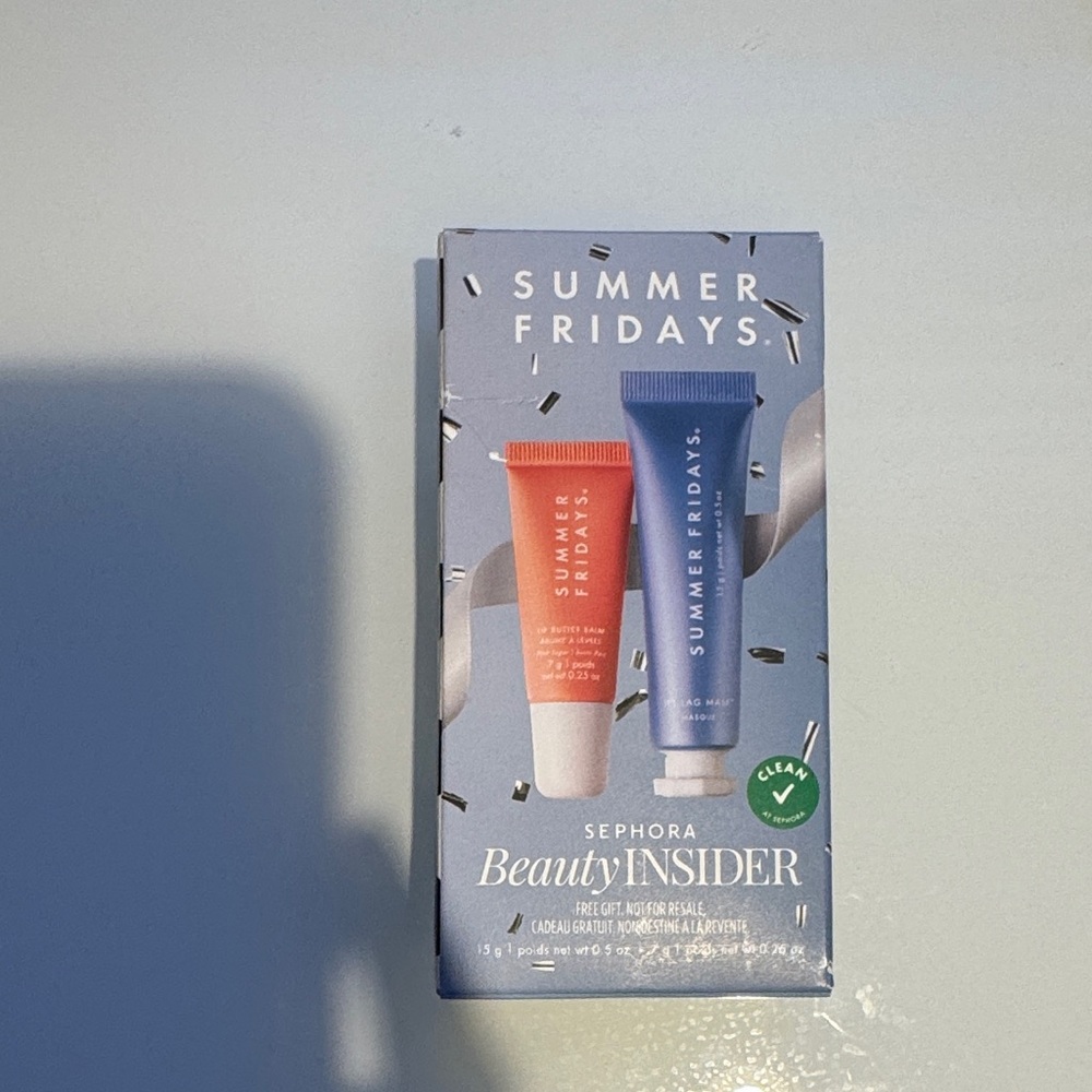 Summer Fridays -Lip Butter,Jet Lag Mask & Rich Cream Ultra Plumping Moisturizer.